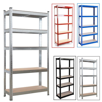 Garage Shelves Shelving 5 Tier Unit Racking Boltless Heavy Duty Storage Shelf